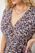 Сарафан із принтом на запах, колір різноколір, 241R180, L-XL - зображення 5