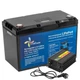 Тяговый аккумулятор Weekender PR. 12V. 100A/h. LiFepo4. Дисплей. Bluetooth. Автоподогрев. З/У-30А. Аккумулятор для лодочного электромотора. - изображение 2