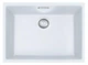 Кухонна мийка Franke Sirius SID 110-50 (125.0395.608) з тектонайта - монтаж під стільницю - Білий - зображення 1