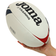 М'яч для регбі ручне зшивання Joma J-TRAINING 400679-206 (гума, поліестер, бавовна, №5, біло-синьо-червоний) - изображение 8