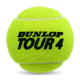 М'яч для великого тенісу DUNLOP TOUR BRILLIANCE (3шт) DL601326 (гума, повсть, у вакуумній упаковці, салатовий) - изображение 4