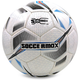 М'яч футбольний професійний ручне прошиття PU SOCCERMAX FIFA EN-10 №5 (PU, біло-чорний) - зображення 3