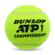 М'яч для великого тенісу DUNLOP ATP CHAMPIONSHIP (3шт) DL601332 (гума, повсть, у вакуумній упаковці, салатовий) - изображение 7