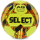 М'яч футбольний PU ручне зшивання №4 SELECT FLASH TURF FIFA BASIC V23 FLASH-TURF-YOR (№4, жовто-помаранчевий) - изображение 3