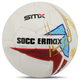 М'яч футбольний №5 PU ламінований гібридне прошиття HYBRID SOCCERMAX FB-4190 (PU, біло-червоний) - изображение 3
