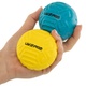 М'яч масажний для МФР ø6см 2 штуки LivePRO Foot massage ball LP8507 (PU, d-6см, блакитний та жовтий) - изображение 8