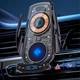Автодержатель для телефона UFT IP49 с беспроводной зарядкой Black (UFTIP49) - изображение 2