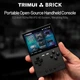 Портативна ігрова ретро консоль приставка Trimui Brick +64GB TF card 5000 ігор Чорна - зображення 5