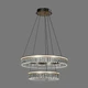 Люстра светодиодная-LED кольца хрустальная DIMMER Sneha (99659816055/600+400 BLACK) - изображение 1