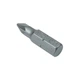 Бита стальная Polax 25 мм PZ1 1/4" ,10 шт (51-071) - изображение 1