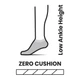Носки мужские Smartwool Run Zero Cushion Low Ankle Socks, Black, XL - изображение 2