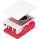 Корпус для Мікро ПК Raspberry Pi Корпус червоно-білий для Raspberry Pi 5 офіційний (SC1159) - зображення 1