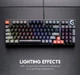 Клавіатура механічна ігрова з підсвічуванням Fantech ATOM96 MK-890 Red switch, Eng/Укр/Рус, Black - зображення 7