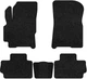 Ворсовые коврики EVAtech Premium в салон авто для Chery A13 2008 1 поколение Htb EU Черный кант (CR3382C5VPB) - изображение 1