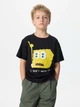 Подростковая футболка оверсайз для мальчика UNIQLO 783929388 152 см Черная (1159829994) - изображение 1
