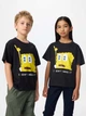 Подростковая футболка оверсайз для мальчика UNIQLO 783929388 152 см Черная (1159829994) - изображение 4