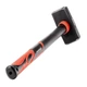 Кувалда 5000 г, ручка из фибергласса INTERTOOL HT-0245 - изображение 4