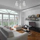 Накладной светильник Ardero BL1130 OLIVIA под лампу белый - изображение 3
