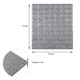 3D панель самоклеющаяся 700x770x7мм кирпич Серебро (017-7) SW-00000059 - изображение 3