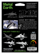 Металлический 3D конструктор "Самолет SR71 Blackbird", Metal Earth, MMS062 - изображение 8