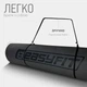Коврик для йоги и фитнеса EasyFit TPE+TC 6 мм двухслойный черный-фиолетовый - изображение 6