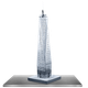 Металлический 3D конструктор "Небоскреб One World Trade Center", Metal Earth, MMS024 - изображение 1
