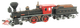 Металлический 3D конструктор "Wild West 4-4-0 Locomotive" - изображение 1