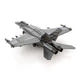 Металлический 3D конструктор Metal Earth "Истребитель-бомбардировщик F/A-18 Super Hornet" (MMS459) - изображение 3