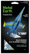 Металевий 3D конструктор "Винищувач F/A-18 Super Hornet Blue Angels", Metal Earth, ICX212 - зображення 7