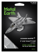 Металевий 3D конструктор "Американський винищувач F-22 Raptor" - зображення 7