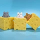Іграшка антистрес Фуфлік Мишка коричнева із сиру - зображення 5