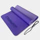 Коврик для йоги и фитнеса EasyFit TPE+TC 6 мм двухслойный сиреневый-св.сиреневый - изображение 1