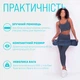 Килимок для йоги та фітнесу EasyFit TPE+TC 6мм двошаровий синій-блакитний - зображення 2