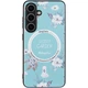 TPU+PC чехол Secret Garden with MagFit для Samsung Galaxy S24 (Mint) Epik (206320) - изображение 6