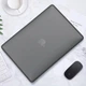 Чохол захисний для Macbook 2020 Air 13 A2337 M1, матовий удароміцний чохол для Macbook Чорний - зображення 2