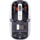Беспроводная аккумуляторная мышь Gelius Aura GP-WM001 Transparent/Grey (бесшумная) - изображение 2