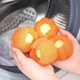 Многоразовые мячики для стирки одежды Panda набор шариков - ловушек для собирания ворса / шерсти / ниток / волос во время машинной стирки одежды, 10 шт, оранжевый + синий (104461808) - изображение 9