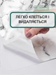 Самоклеящаяся пленка интерьерная водостойкая NAZIM 0,6 х 3м, светлый мрамор в черные разводы - изображение 7