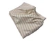 Простирадло на гумці "Stripes beige" з бязі голд 90х200 см - зображення 8