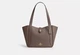 Сумка Coach Hadley Turnlock Tote Bag, pebbled leather/Gold/Dark Stone - изображение 1