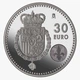 Монета Испания 30 евро 2013 Серебро UNC 75 лет Королю Хуан Карлосу I (Ag 925, 18 грамм) - изображение 3