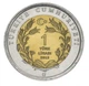 Монета Туреччина 1 ліра 2012 Біметал «Фауна Туреччини - Олень» UNC - зображення 2