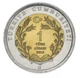 Монета Туреччина 1 ліра 2012 Біметал «Фауна Туреччини - Леопард» UNC - зображення 2