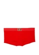 Женские трусики Victoria's Secret (199243997664) шортики Logo Shine Patch XXL красные - изображение 3