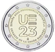 Монета Испания 2 евро 2023 Биметалл UNC 50-летие вступления в ЕС - изображение 1