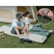 Матрас ортопедический самонадувающийся одноместный Naturehike CNK2450WS020, 200х63х10 см, темно-зеленый - изображение 4