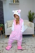 Пижама детская кигуруми для девочки kigurumi костюм hello kitty хелоу китти розовый S 145-155 см (2043/2) - изображение 4