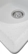 Кухонная квадратная мойка Valetti 1R 43х44см Белая + сифон - изображение 5