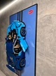 Арт Держатель Рамка 80x50 см. на Стену для Фирменного Конструктора Technic Bugatti Chiron (42083) Техник Бугатти Широн - Type-C - изображение 8