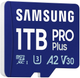 Карта памяти Samsung Pro Plus 2024 microSDXD 1TB Class 10 UHS-I U3 V30 A2 + SD адаптер (MB-MD1T0SA/EU) - изображение 3